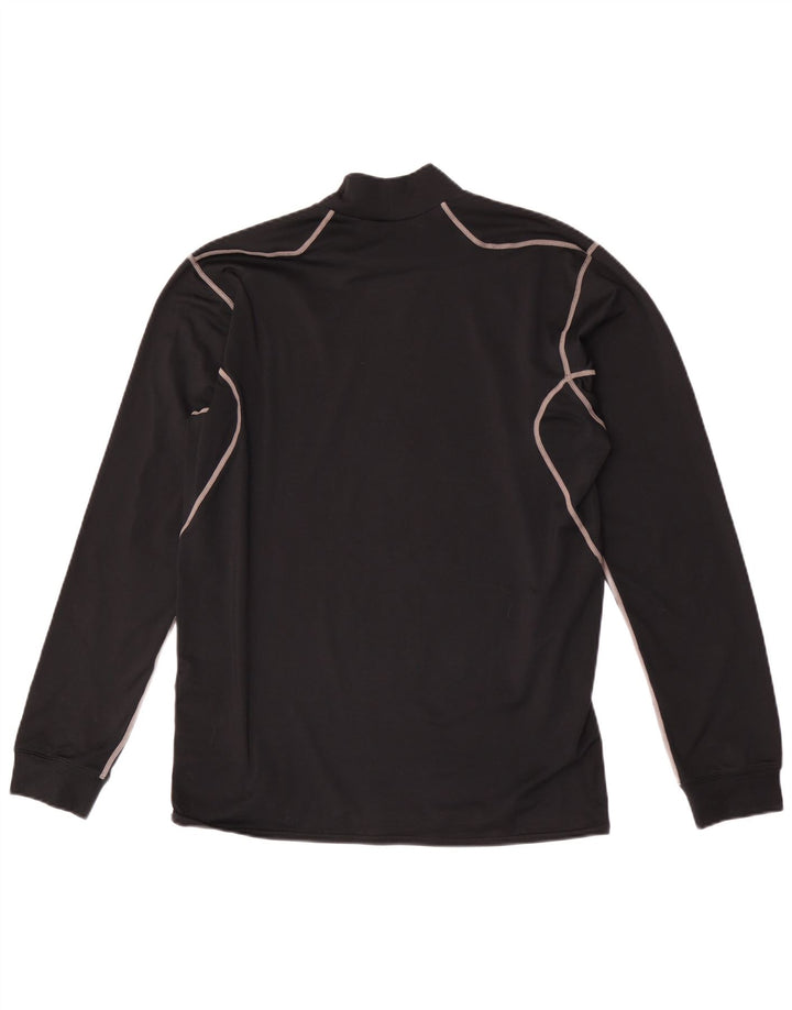 Nike Dri Fit Top de manga larga para hombre, talla grande, negro