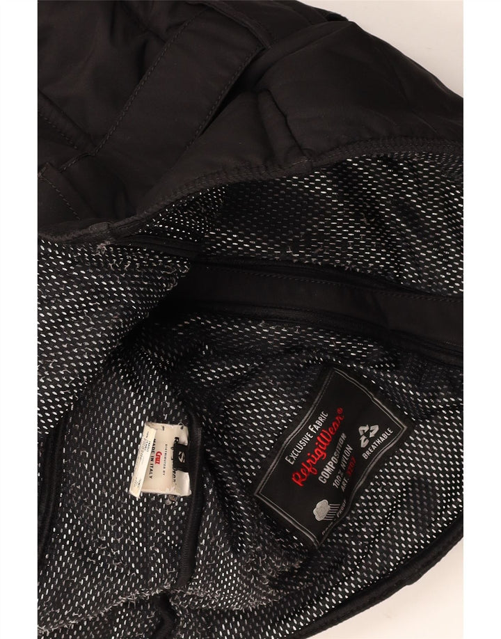 REFRIGIWEAR Chaqueta Acolchada Corta para Mujer UK 10 Small Poliamida Negra