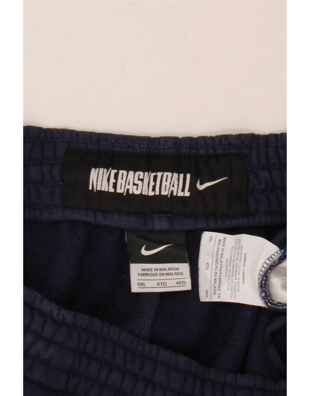 Pantalón de chándal Nike para hombre 4XL Azul marino Algodón