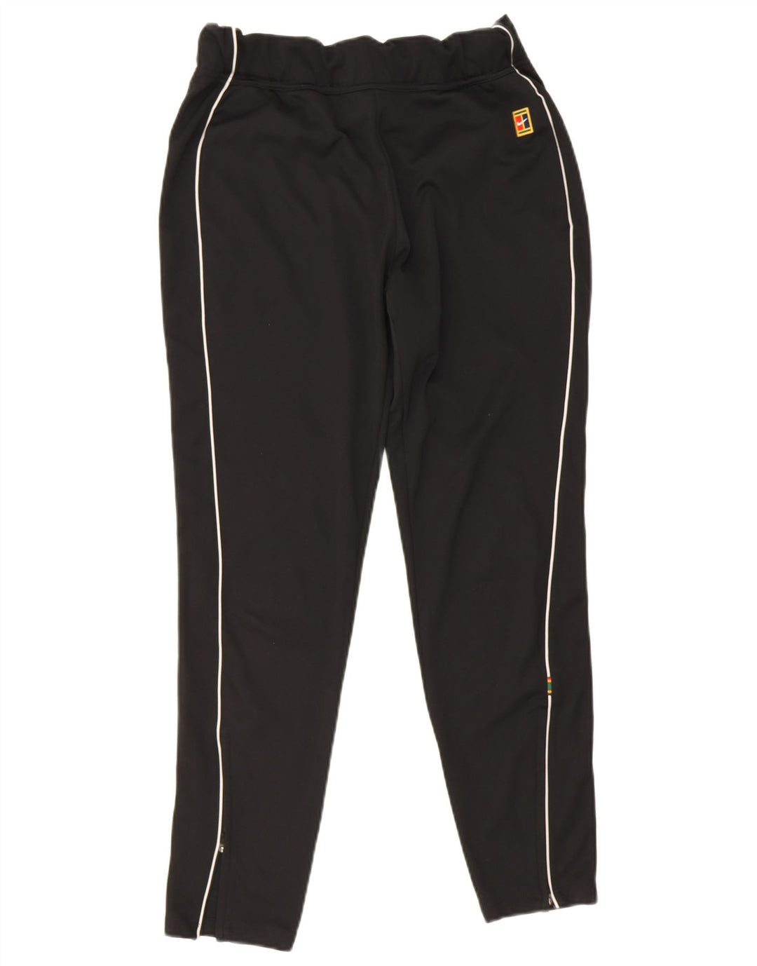 Nike Dri Fit - Pantalones de chándal para mujer, talla M, color negro a rayas
