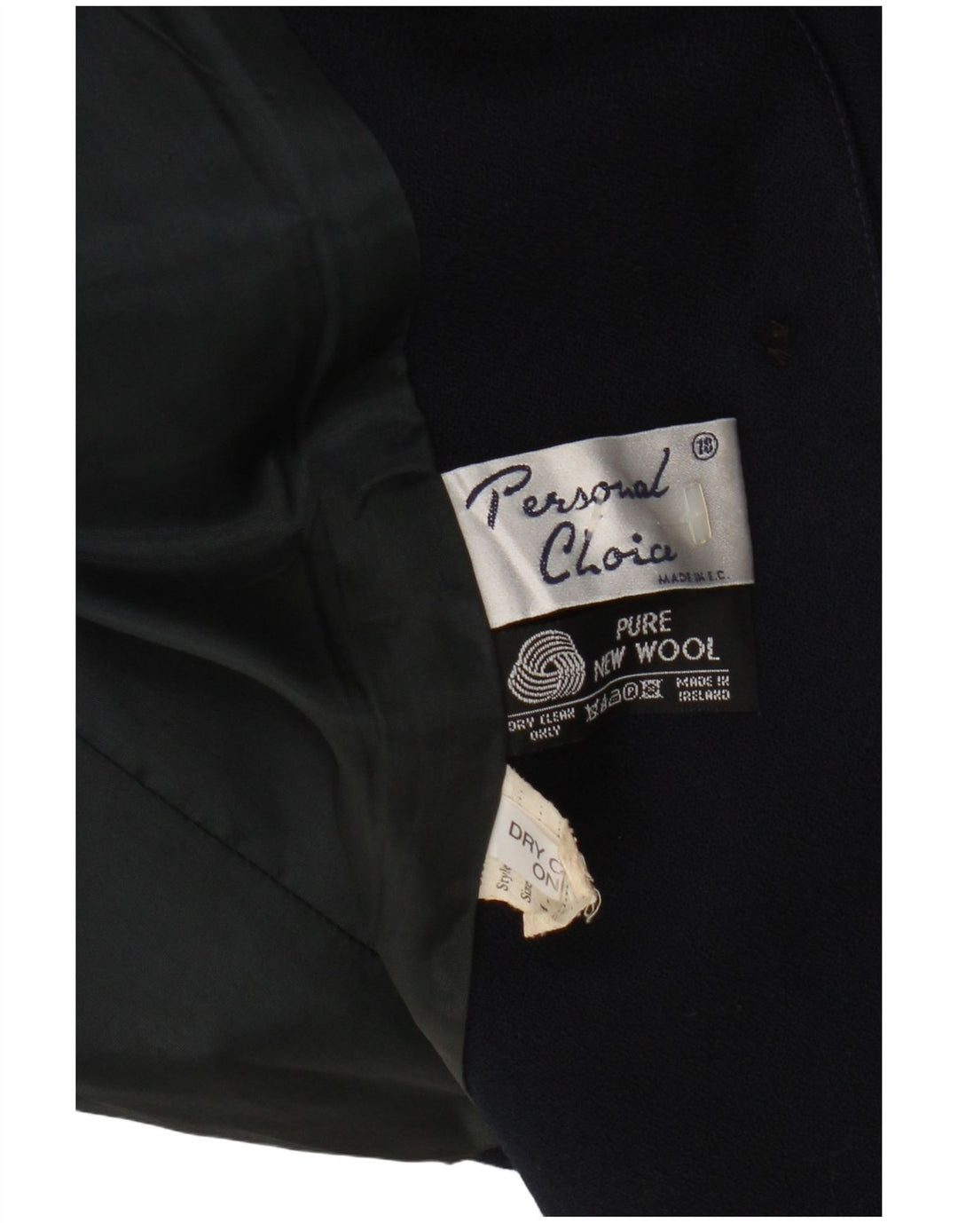 Personal Choice Chaqueta tipo blazer de 3 botones para mujer UK 18 XL Lana azul marino