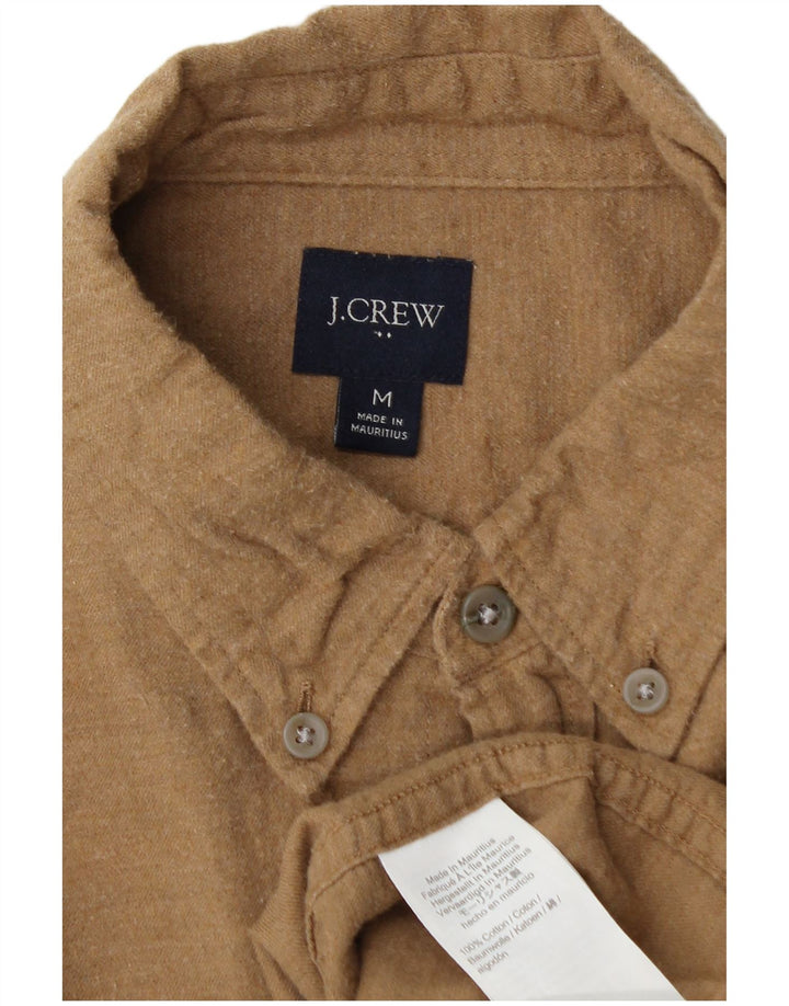 J. CREW Camisa de franela para hombre Algodón beige medio