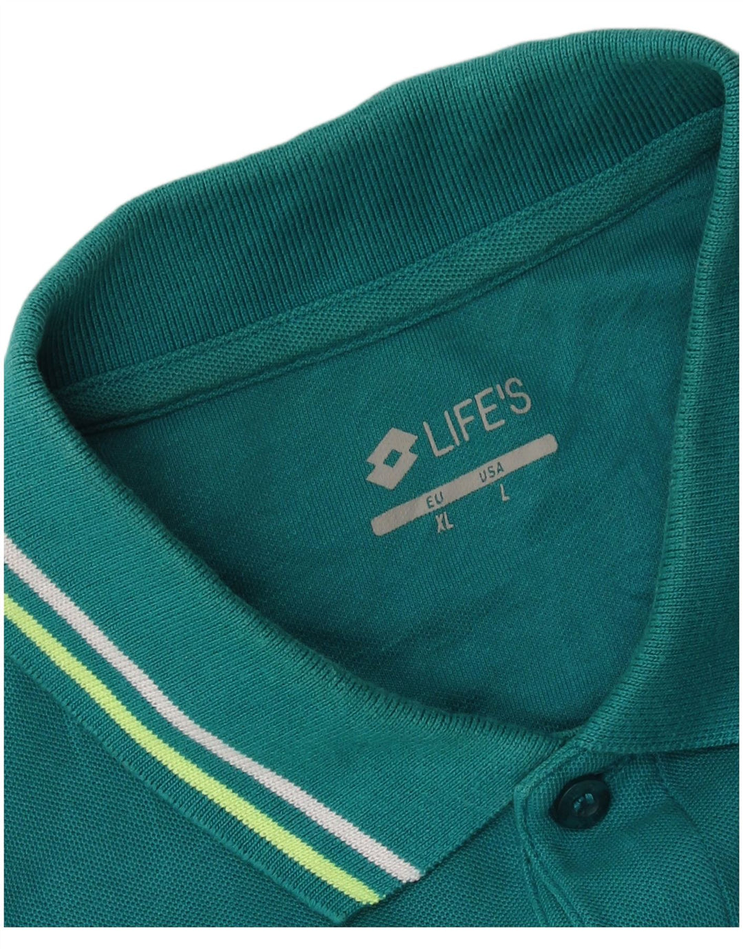 Polo Lotto Hombre Verde Grande