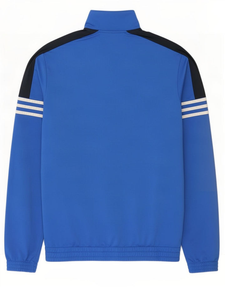 Adidas - Chaqueta de chándal para hombre, talla 38/40, color azul medio, poliéster
