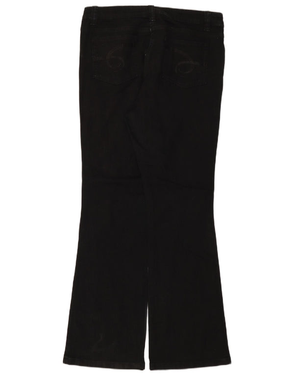 Marks & Spencer Jeans Autograph Bootcut para Mujer Reino Unido 44 Grande W34 L33 Negro