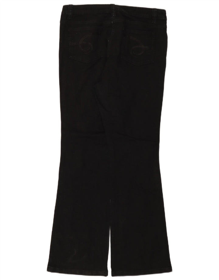 Marks & Spencer Jeans Autograph Bootcut para Mujer Reino Unido 44 Grande W34 L33 Negro