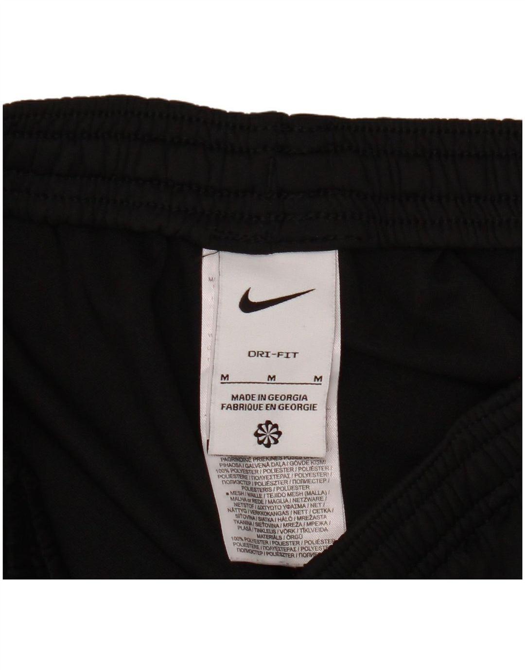 Pantalón De Chándal Nike Dri Fit Para Hombre Poliéster Negro Mediano
