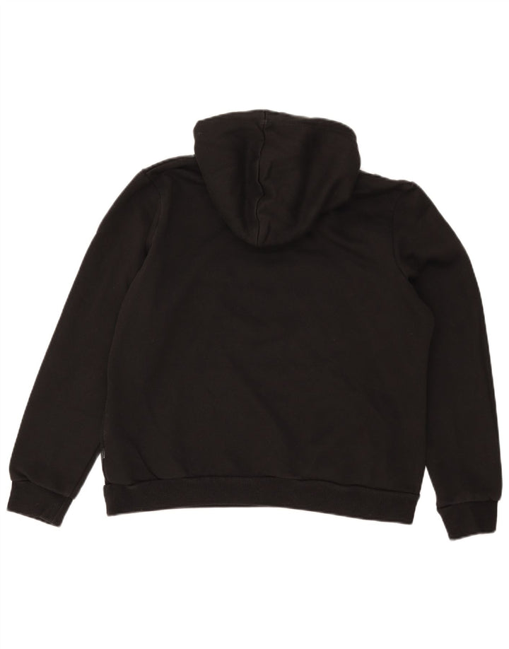 Puma - Sudadera con capucha para hombre, talla grande, algodón negro