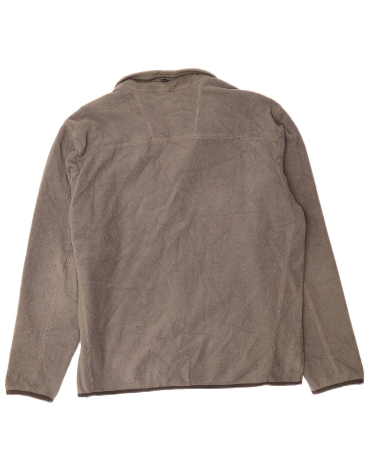 Timberland Chaqueta polar para hombre Reino Unido 40 Poliéster gris grande