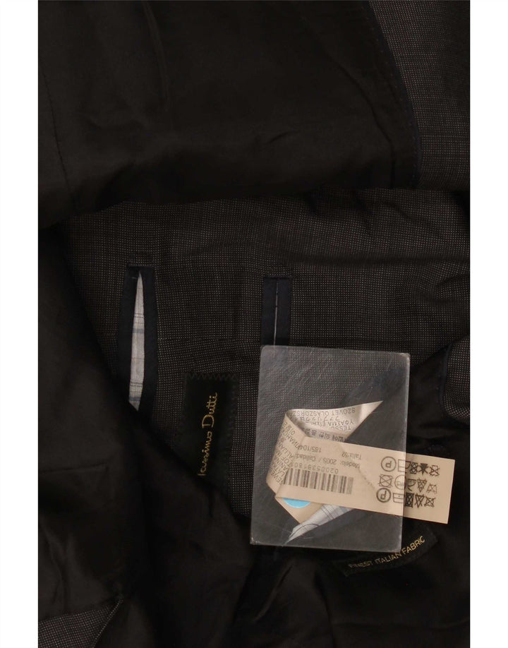 Massimo Dutti Chaqueta Blazer De 2 Botones Para Hombre EU 52 Grande Lana Gris