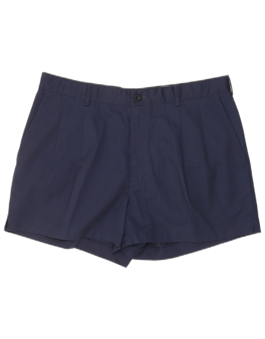 Lotto Pantalones cortos chinos pegados para hombre W44 2XL Poliéster azul marino