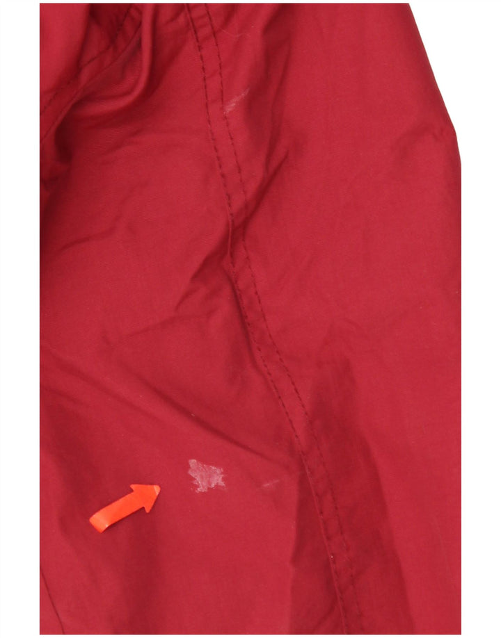 Chaqueta cortavientos con capucha para hombre Fat Face UK 36 Small Red Nylon
