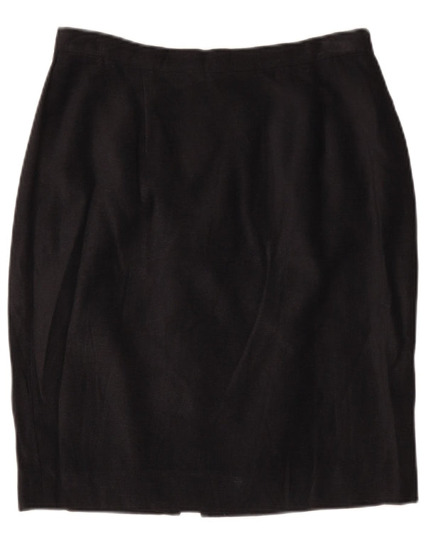 Renato Balestra Falda lápiz para mujer IT 46 Large W32 Viscosa azul marino