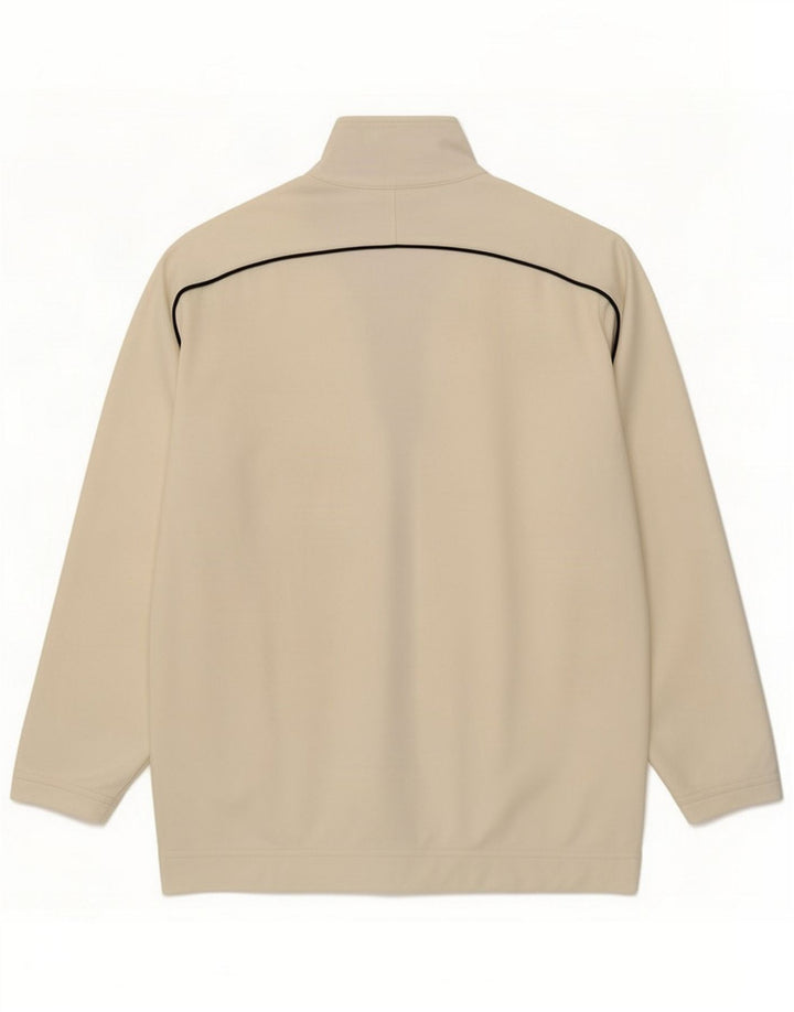 Chaqueta superior de chándal para mujer Asics UK 10 Small Off White