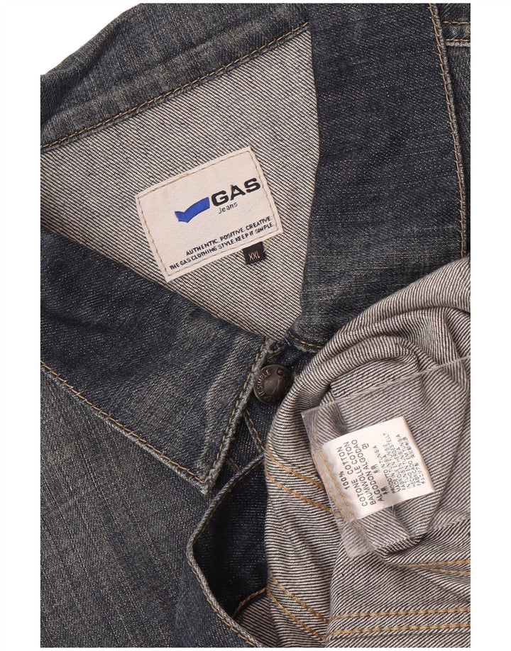 Chaqueta vaquera para hombre Gas UK 44 2XL Algodón azul marino