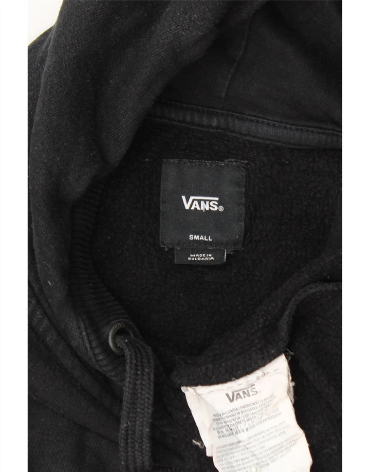 VANS Hombre Graphic Sudadera con capucha Jumper Small Black Cotton