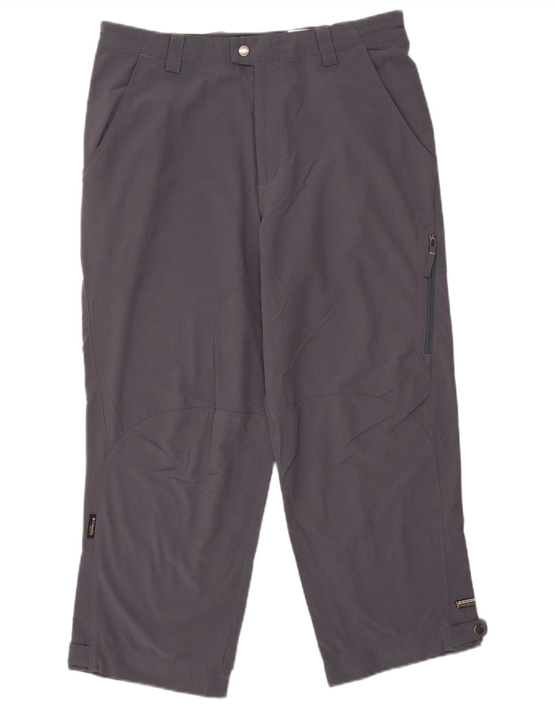 Columbia Pantalones Cortos Cargo para Hombre Medianos W32 L25 Nylon Gris