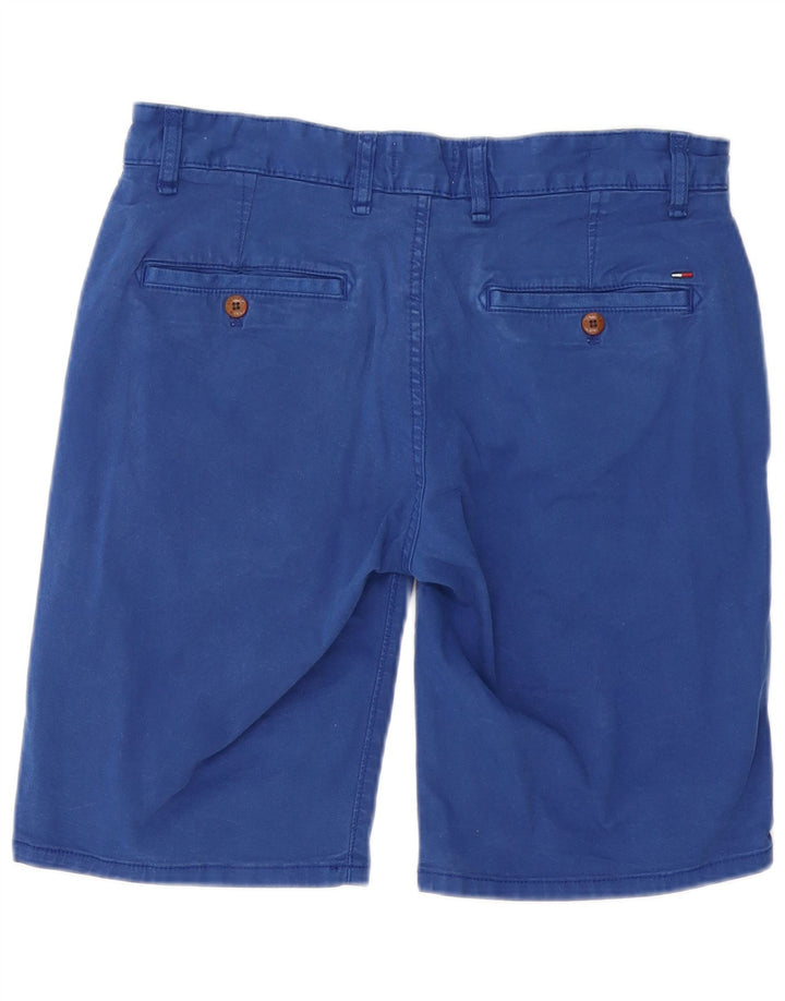 Tommy Hilfiger Pantalones cortos chinos para hombre W31 Algodón azul medio