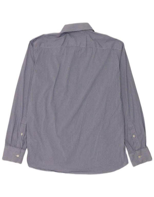 Dolce & Gabbana Camisa para hombre Talla 42 16 1/2 Algodón a rayas azul grande