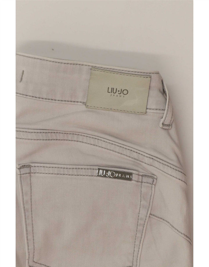 Jeans Liu Jo Mujer Slim W28 L31 Gris Geométrico