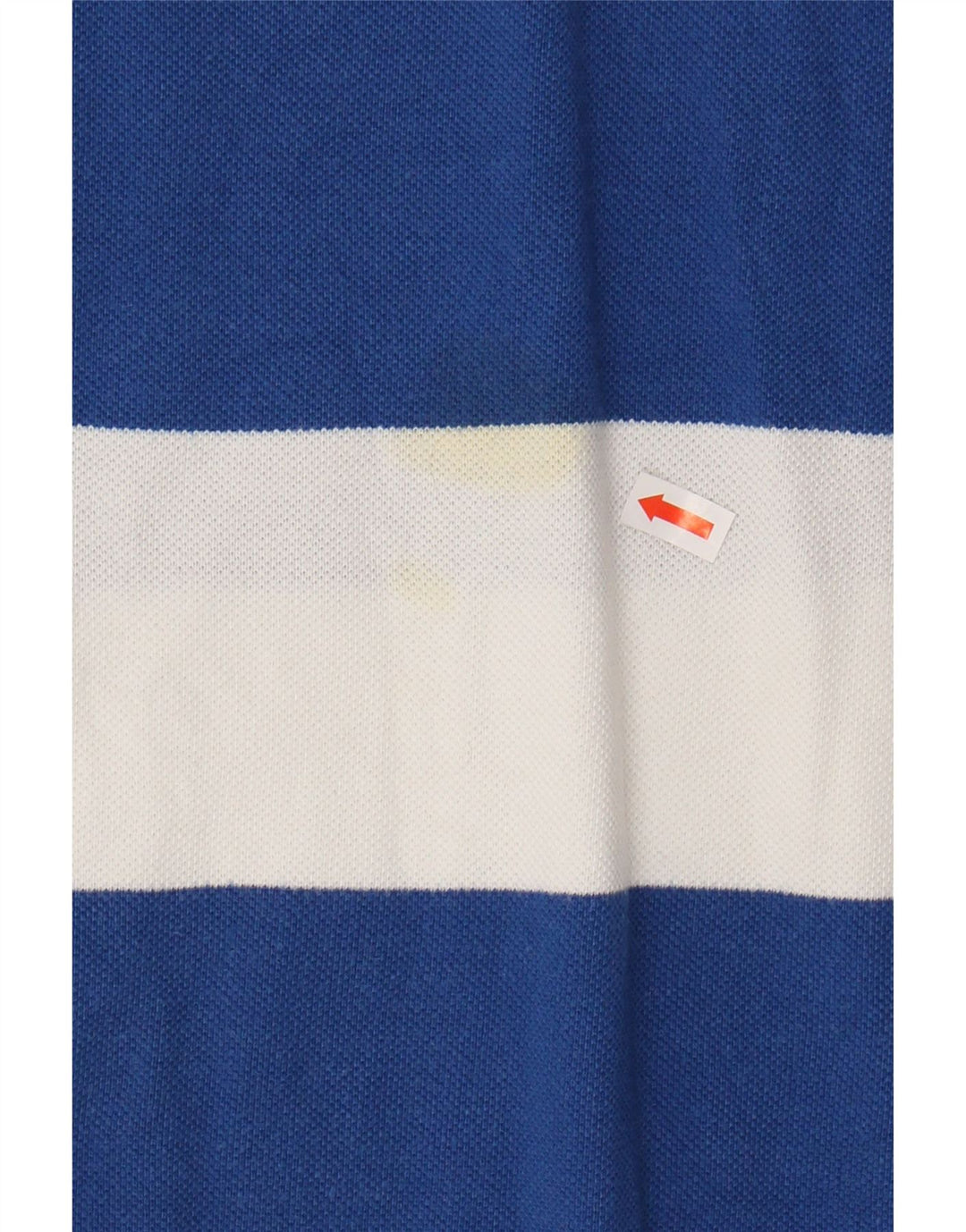 LEVI'S Mens Polo Shirt 2XL Blue Striped Cotton