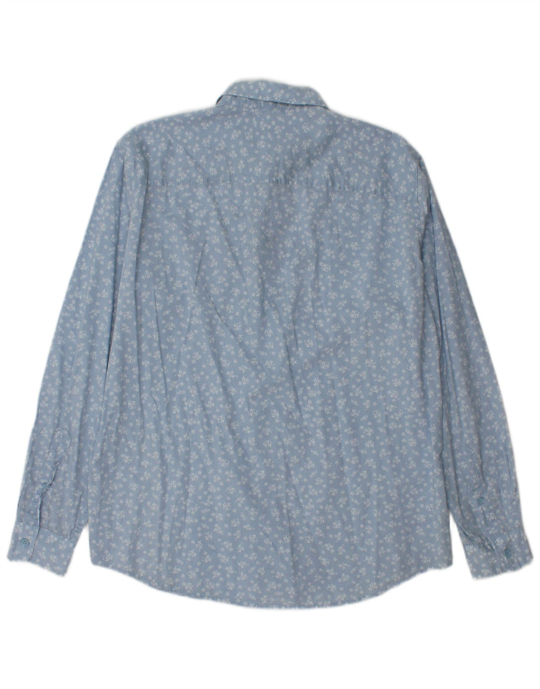 Camisa Benetton Hombre Azul Medio Floral