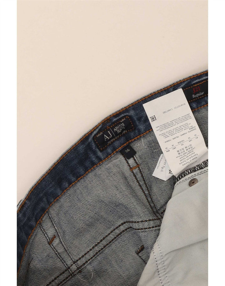 Vaqueros Armani Mujer Rectos W36 L30 Algodón Azul