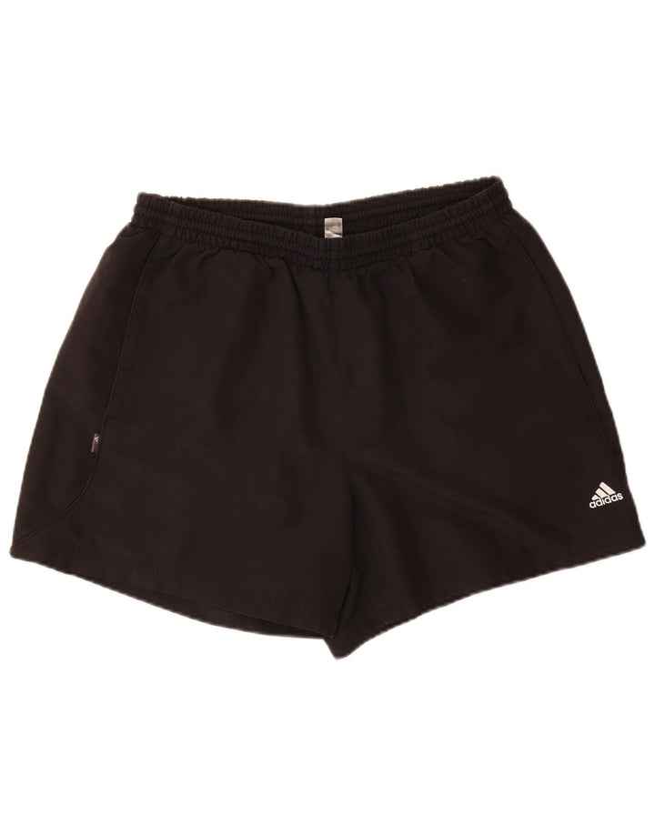 ADIDAS Pantalones cortos deportivos para hombre Grande Poliéster negro