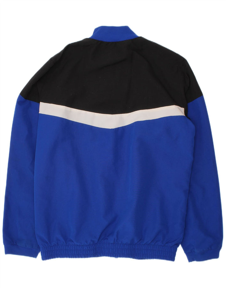 Adidas - Chaqueta de chándal para niño, 9-10 años, color azul, poliéster
