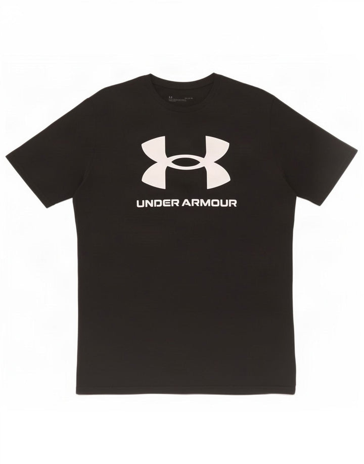 Under Armour Camiseta gráfica para hombre, parte superior mediana negra