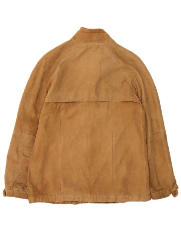 Chaqueta de ante vintage para mujer IT 44 Beige medio