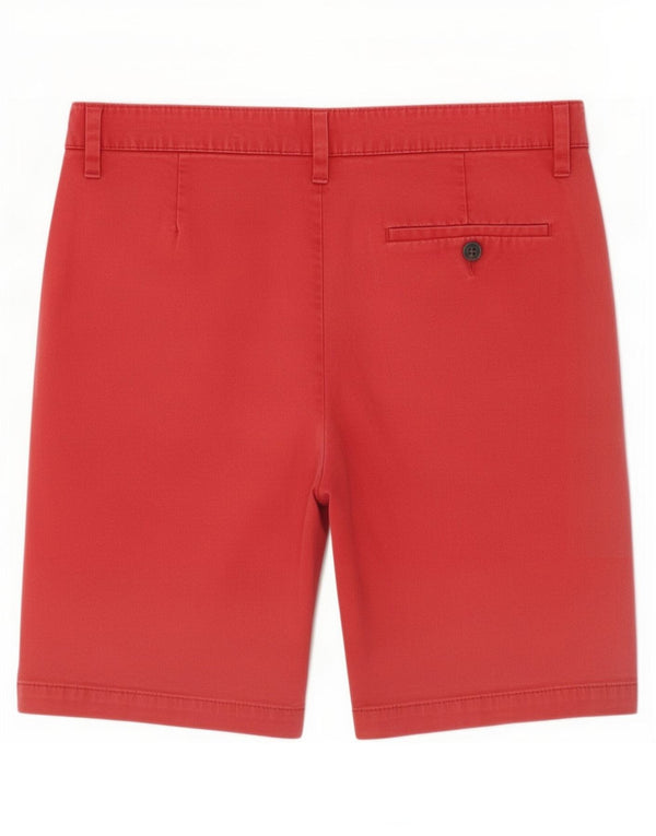 Marks & Spencer Pantalones cortos chinos para hombre medianos W32 Rojo