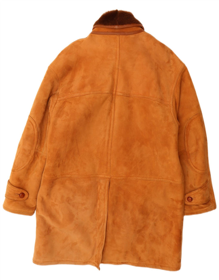 Cleiren Abrigo de piel de oveja para hombre IT 50 Piel de oveja beige grande