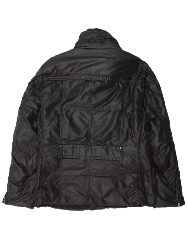 PEUTEREY Chaqueta utilitaria con capucha para hombre IT 52 Large Poliamida negra