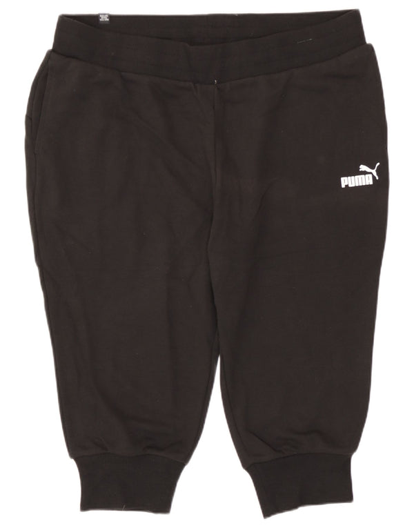 Puma Pantalones cortos deportivos para mujer UK 18 XL Algodón negro
