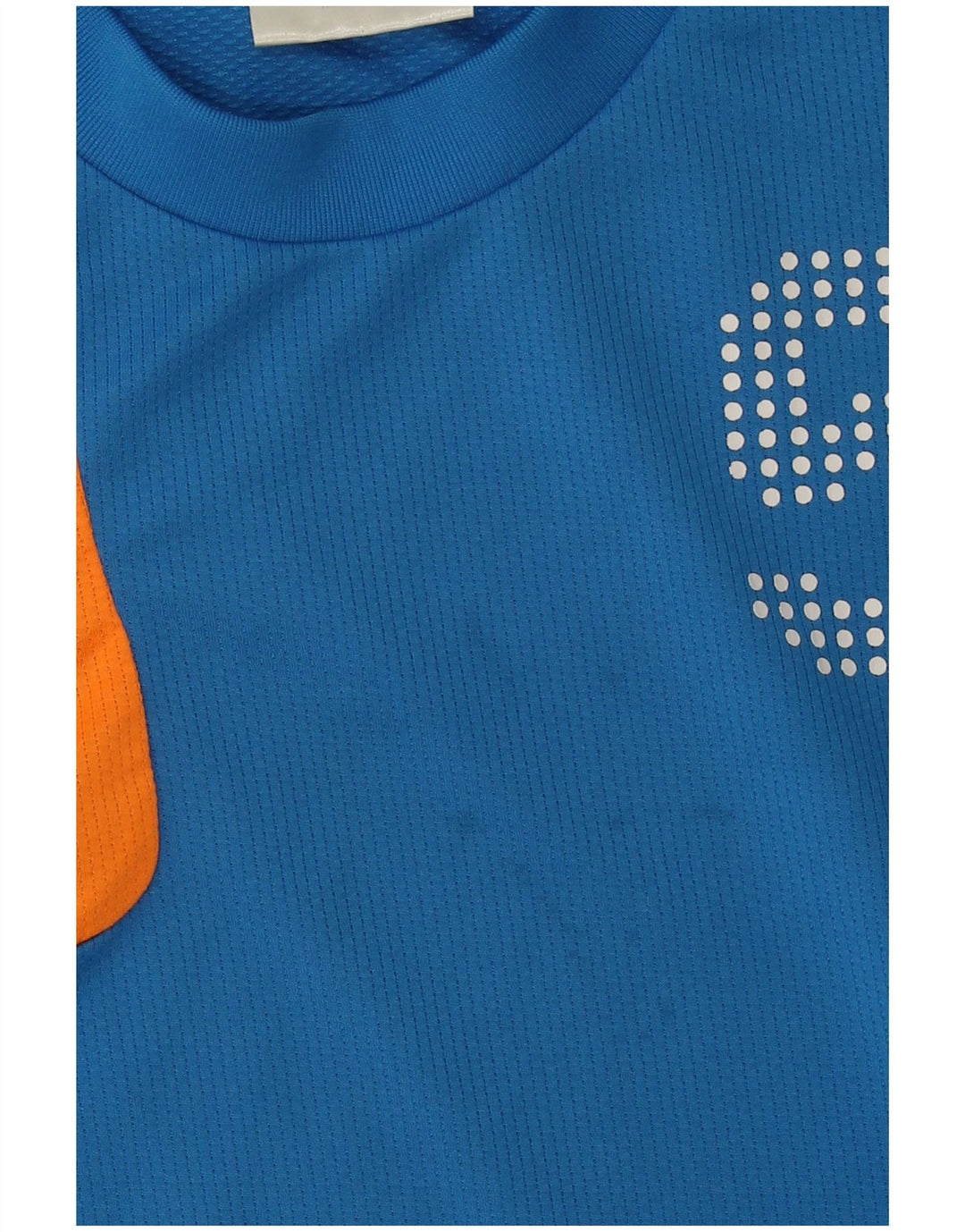 ADIDAS Camiseta gráfica para hombre Top grande Azul Colorblock Poliéster