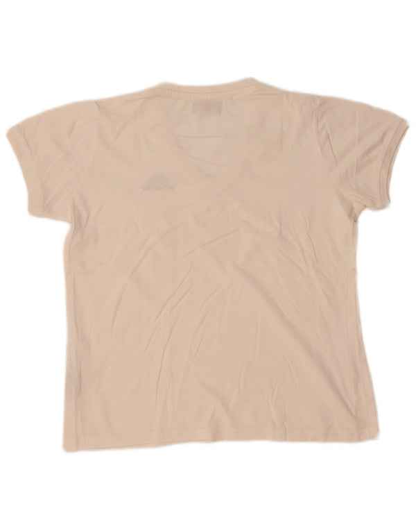Kappa Camiseta para Mujer Top UK 46 Large White Cotton