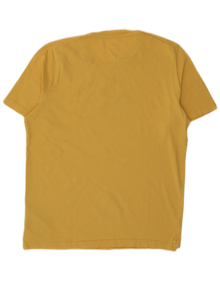 Puma - Camiseta gráfica para hombre, talla grande, algodón amarillo