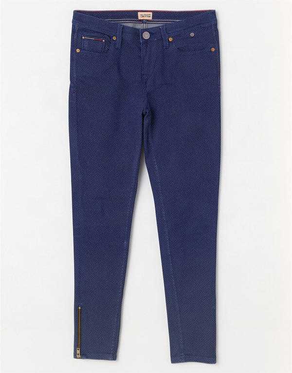 Tommy Hilfiger Vaqueros pitillo para mujer W28 L28 Algodón con lunares azules