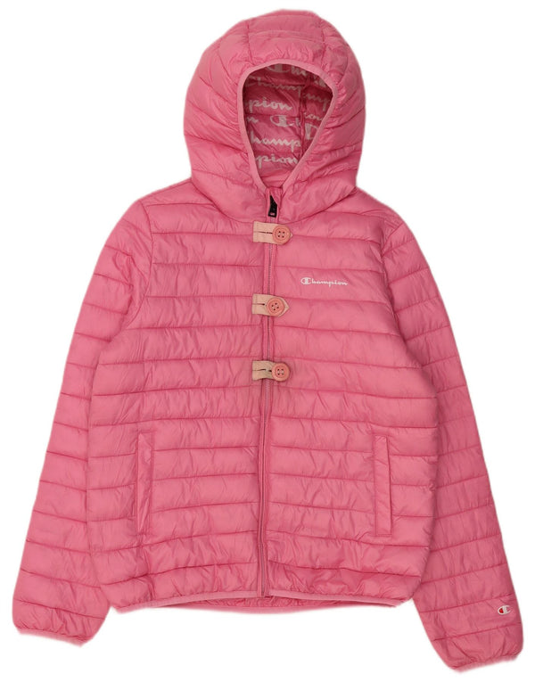 CHAMPION Chaqueta acolchada con capucha para niña 15-16 años 2XL Rosa Poliéster