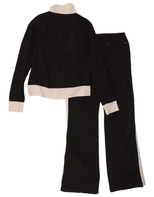 Nike Chándal completo para mujer UK 8/10 Small Negro Colorblock Poliéster