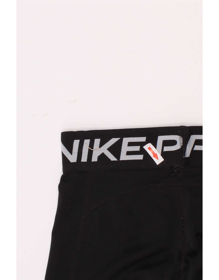 Nike Leggings Dri Fit Graphic para niñas 8-9 años Pequeño Negro Poliéster