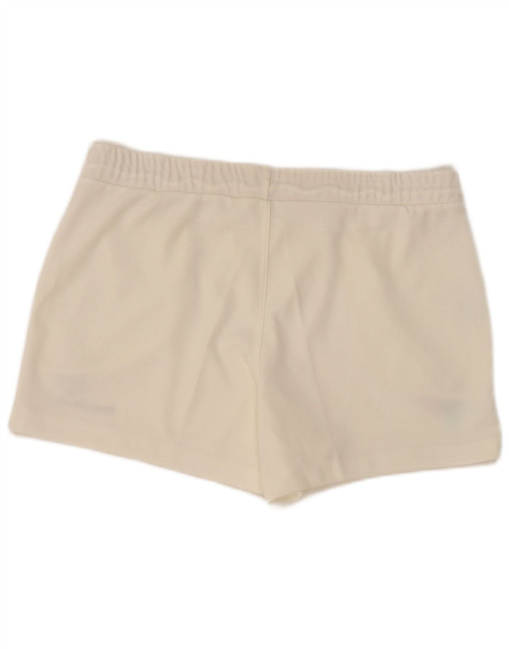 Sergio Tacchini Shorts deportivos para hombre IT 54 XL Poliéster blanco