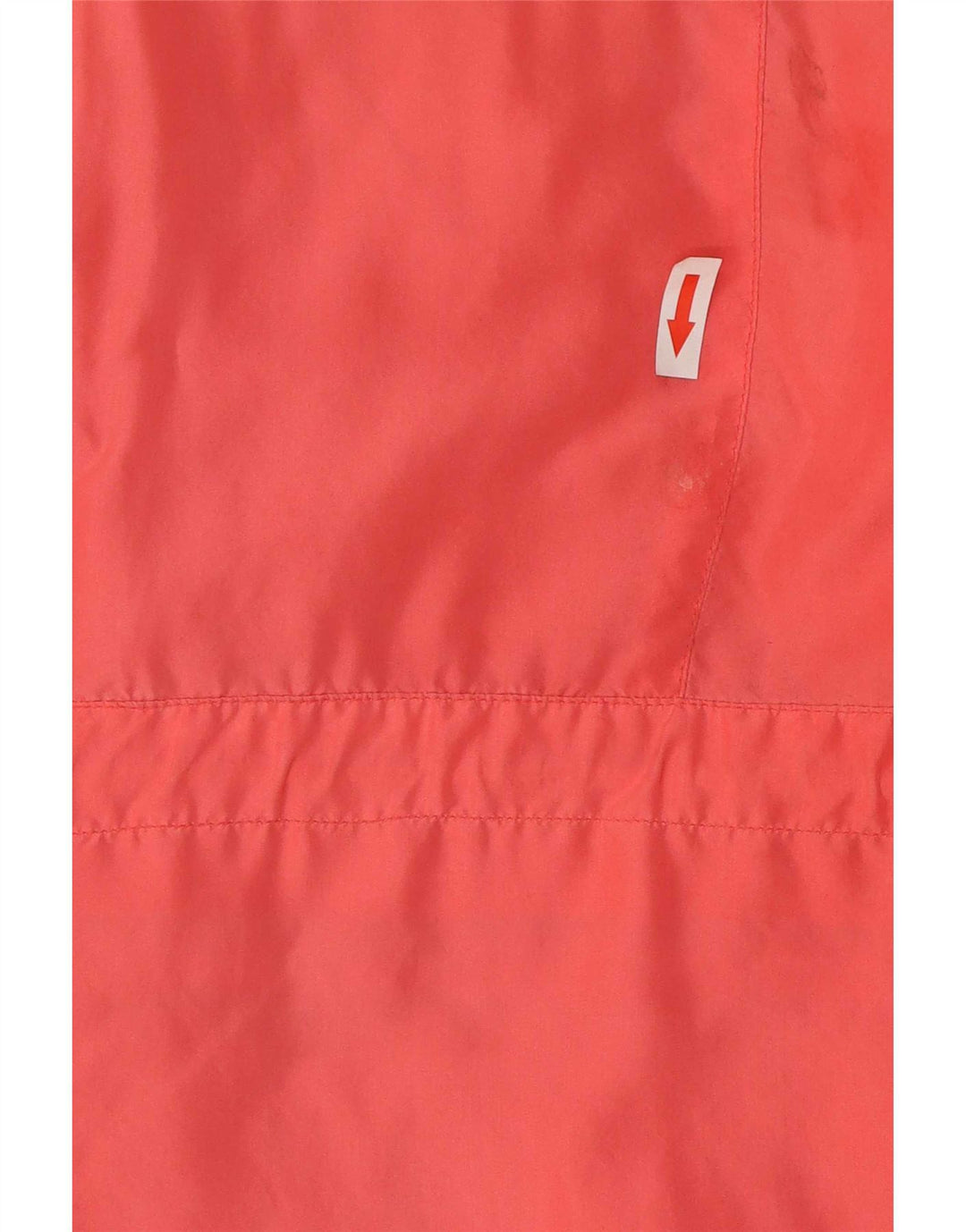 Vintage mujer cortavientos chaqueta Reino Unido 18 XL seda rosa