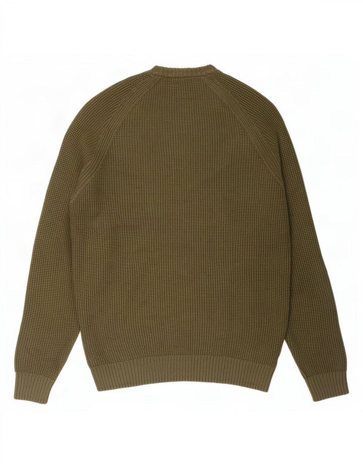 Zara Hombre Jersey De Cuello Redondo Jersey Grande Caqui