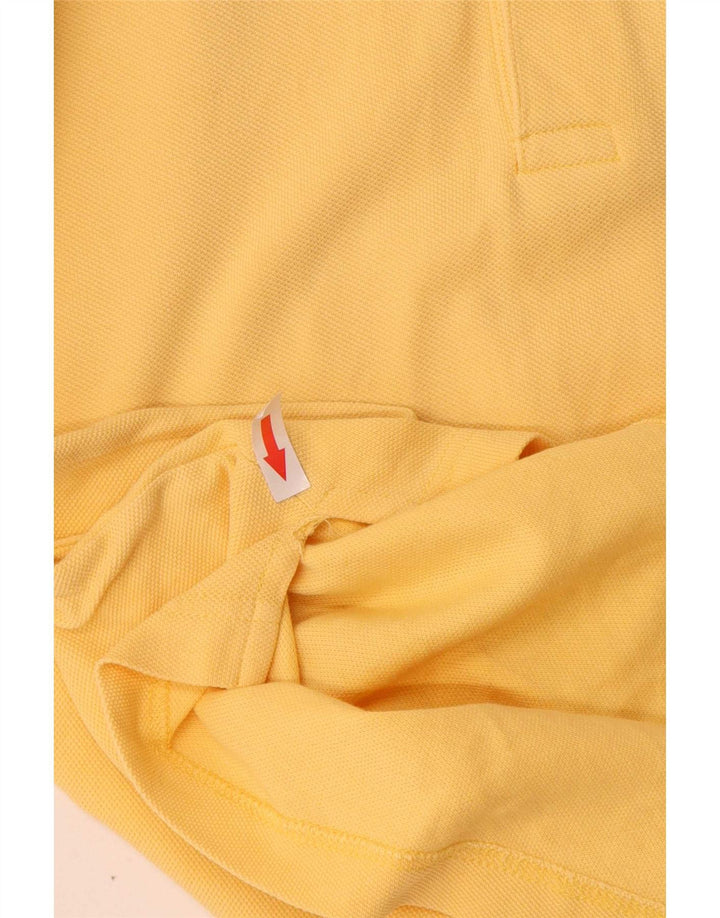 Polo Asics Hombre Algodón Amarillo Medio
