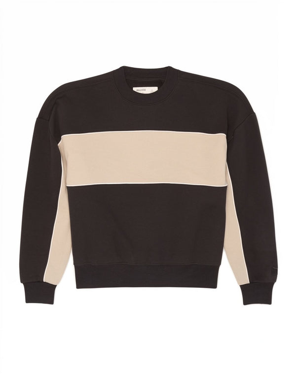 Hollister Sudadera extragrande para mujer, jersey, Reino Unido 6 XS, bloque de color negro