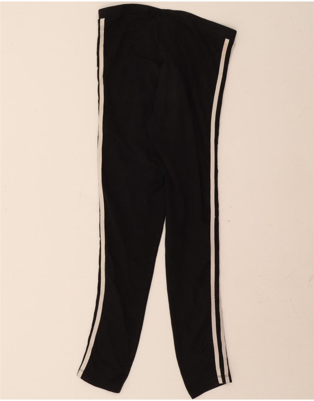 ADIDAS Womens Leggings UK 10 Small Black Cotton Vintage Adidas and Second-Hand Adidas from Messina Hembry 
