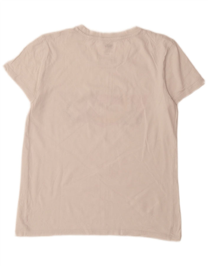 Levi's Camiseta gráfica para mujer Top UK 10 Small White