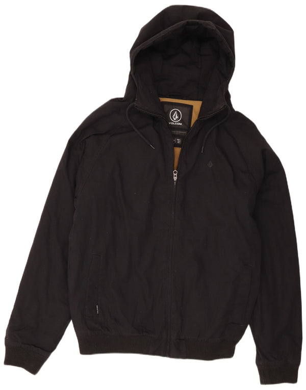 Volcom Chaqueta bomber con capucha para hombre UK 40 Large Poliéster negro
